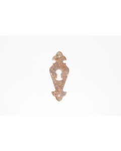 Schild, hoch, rostig, Beschläge, Eisen, 8.5 cm, 3 cm