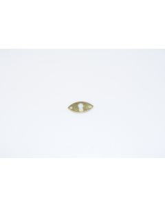 Schild quer klein, Beschläge, Messing, 25mm, 12mm