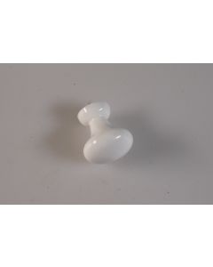 Knopf, rund, weiss, Beschläge, Kunststoff, 2.5 cm, 2.5 cm