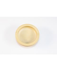 Knopf, rund, beige, Beschläge, Bakellte, 5 cm, 5 cm