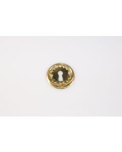 Schild, rund, poliert, Beschläge, Messing, 3.5 cm, 3.5 cm