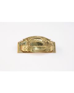 Griff, quer, poliert, Kommoden Beschläge, Messing, 4 cm, 8.5 cm