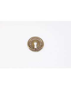 Schild, rund, patiniert, Beschläge, Messing, 3.5 cm, 3.5 cm