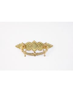 Griff, quer, poliert, Kommoden Beschläge, Messing, 3.5 cm, 10.5 cm