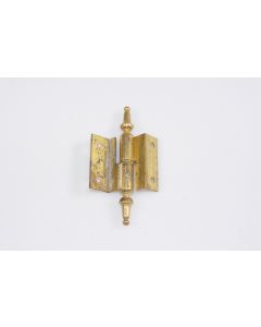 Scharnier gekröpft links, Beschläge, Messing, 40mm, Rolle 6mm, Kröpfung 4mm