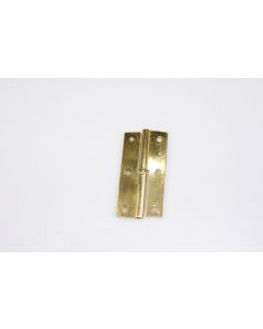 Scharnier links, Beschläge, Messing, 80mm, Rolle 8mm