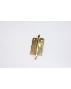 Scharnier links, Beschläge, Messing, 60mm, Rolle 8mm