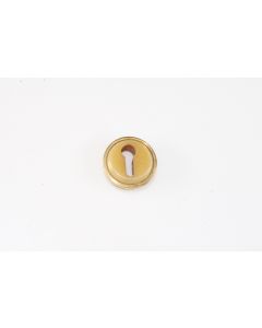 Schild, rund, Beschläge, Knochen, 2 cm, 2 cm