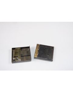 Kastenschloss mit Stulp links, Beschläge, Eisen, 75mm, 90mm, Dornmass 65mm Geliefert mit passendem Schlüssel, Eisen