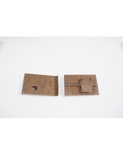 Einbauschloss links, Beschläge, Eisen, 75mm, 110mm, Dornmass 70mm