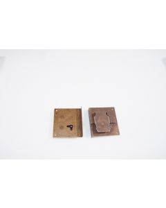 Einbauschloss links, Beschläge, Eisen, 75mm, 65mm, Dornmass 25mm