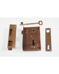 Zimmertürschloss, Beschläge, Eisen, 110mm, 70mm, Dornmass 45mm