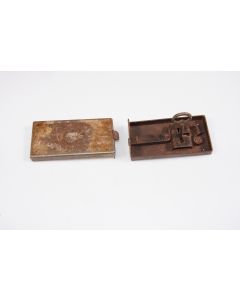 Schnappriegelschloss, Beschläge, Eisen, 65mm, 125mm, Dornmass 85mm