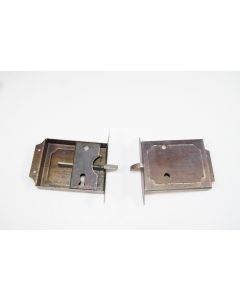 Schnappriegelschloss, Beschläge, Eisen, 80mm, 100mm, Dornmass 35mm