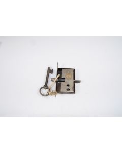 Schnappriegelschloss, Beschläge, Eisen, 85mm, 60mm, Dornmass 35mm