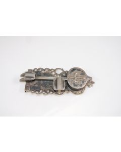 Offenes Schloss mit Doppelriegel ,links, Beschläge, Eisen, 90mm, 210mm, Dornmass 100mm