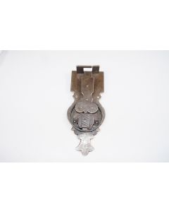 Truhenschloss, Beschläge, Eisen, 215mm, 90mm, Dornmass 140mm
