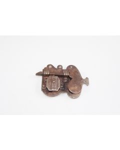 Offenes Schnappriegelschloss links, Beschläge, Eisen, 95mm, 125mm, Dornmass 30mm