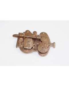 Offenes Schnappriegelschloss links, Beschläge, Eisen, 95mm, 135mm, Dornmass 40mm