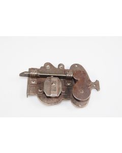 Offenes Schnappriegelschloss links, Beschläge, Eisen, 95mm, 140mm, Dornmass 50mm
