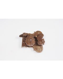 Offenes Schnappriegelschkoss links, Beschläge, Eisen, 95mm, 90mm, Dornmass 30mm
