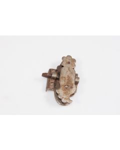 Offenes Schnappriegelschloss links, Beschläge, Eisen, 75mm, 45mm, Dornmass 25mm