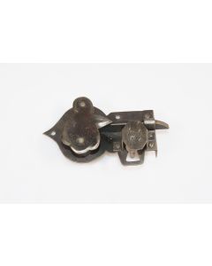 Offenes Schnappriegelschloss rechts, Beschläge, Eisen, 65mm, 110mm, Dornmass 25mm