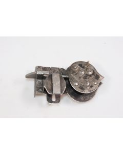Offenes Schnappriegelschloss links, Beschläge, Eisen, 80mm, 120mm, Dornmass 30mm