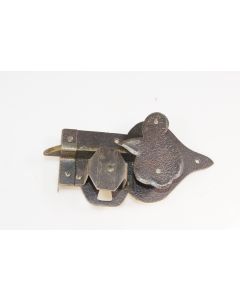 Offenes Schnappriegelschloss links, Beschläge, Eisen, 80mm, 140mm, Dornmass 40mm