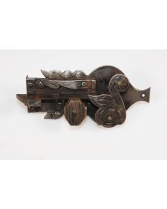 Offenes Schnappriegelschloss links, Beschläge, Eisen, 80mm, 150mm, Dornmass 60mm