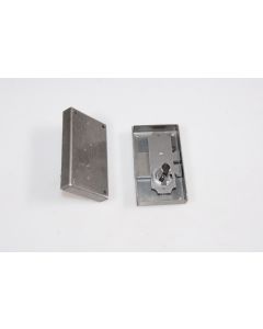 Kastenschloss ohne Stulp rechts, Beschläge, Eisen, 80mm, 45mm, Dornmass 25mm