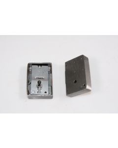 Kastenschloss ohne Stulp links, Beschläge, Eisen, 72mm, 50mm, Dornmass 25mm
