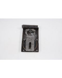Truhenschloss, Beschläge, Eisen, 110mm, 70mm, Dornmass 80mm