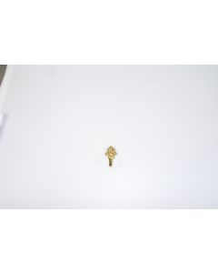 Haken, Beschläge, Messing, 4 cm, 2 cm