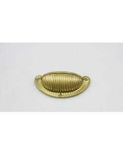 Muschelgriff, Beschläge, Messing, 90mm, 40mm