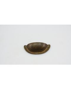 Muschelgriff, Beschläge, Messing, 75mm, 30mm