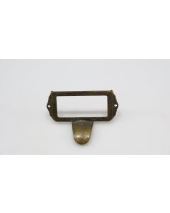Etikettengriff, Beschläge, Messing, 70mm, 50mm