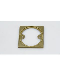Abschluss für Zierelement rund, Beschläge, Messing, 4mm, Durchmesser 55mm