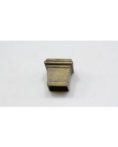 Zierhülse vierkant, Beschläge, Messing, 30mm, 30mm