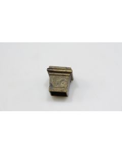 Zierhülse vierkant, Beschläge, Messing, 23mm, 23mm
