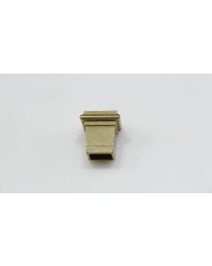 Zierhülse vierkant, Beschläge, Messing, 19mm, 19mm