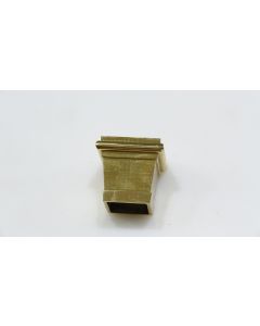 Zierhülse vierkant, Beschläge, Messing, 26mm, 26mm