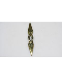 Schild, Beschläge, Messing, 107mm, 15mm