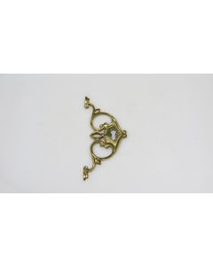 Schild, Beschläge, Messing, 115mm, 40mm