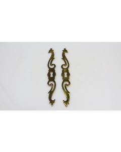 Schild, Beschläge, Messing, 160mm, 20mm