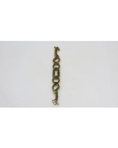 Schild, Beschläge, Messing, 150mm, 15mm