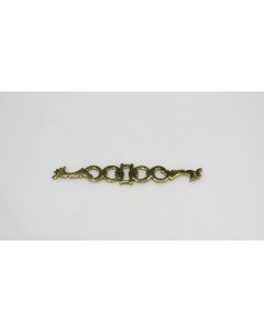 Schild, Beschläge, Messing, 150mm, 25mm