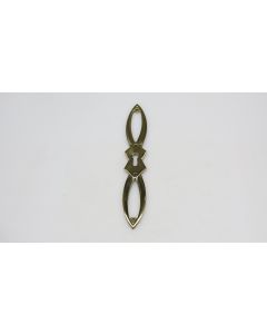 Schild, Beschläge, Messing, 160mm, 25mm