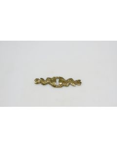 Schild, Beschläge, Messing, 95mm, 25mm
