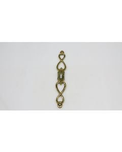 Schild, Beschläge, Messing, 180mm, 28mm